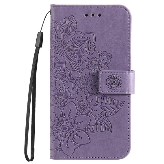 Flip case for Xiaomi Redmi 13C / Poco C65, Mandala Flower, purple