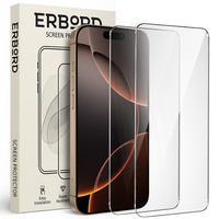 2x Tempered Glass ERBORD 9H Hard Glass for phone screen for iPhone 16 Pro Max