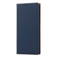 Leather case for Samsung Galaxy S23 Plus, ERBORD Grain Leather, dark blue