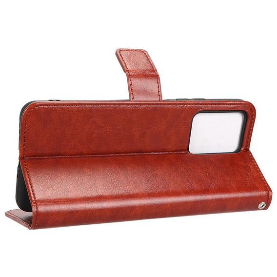 Flip case for Xiaomi Redmi Note 12 5G / POCO X5 5G, Crazy Horse Wallet, brown