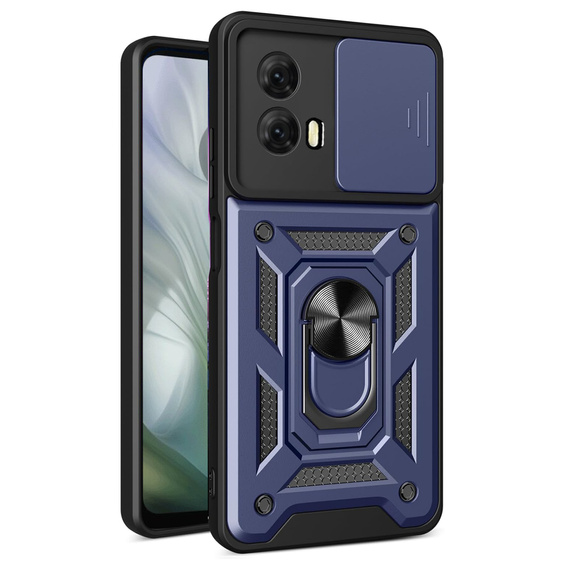 Case for Motorola Moto E14, CamShield Slide, blue