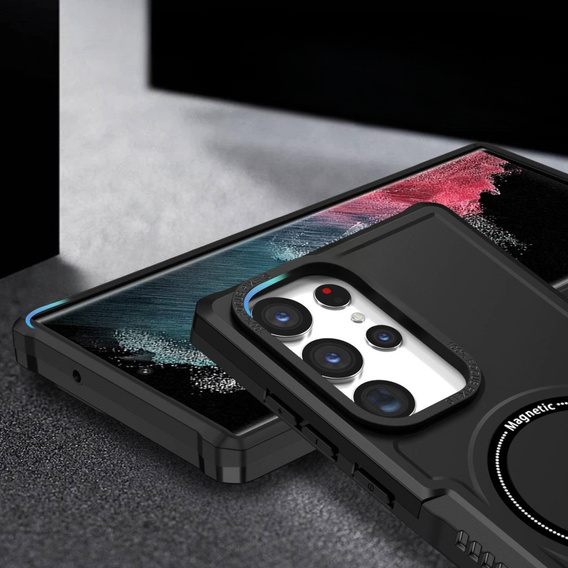 Case for Samsung Galaxy S23 Ultra, Protective MagSafe, black