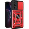 Case for Xiaomi Poco F5 Pro, CamShield Slide, red