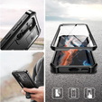 Armored case for Samsung Galaxy S23 Plus, Dexnor Full Body (Two Frames), black