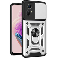 Case for Xiaomi Redmi Note 12S 4G, CamShield Slide, silver