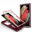 Case for Samsung Galaxy S23 Ultra, CamShield Slide, pink / red