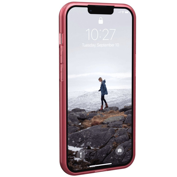 Urban Armor Gear Case for iPhone 13 Pro Max, Lucent, red