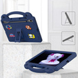 Children's case for Samsung Galaxy Tab S7/S8/S9, Cute Patterns, with stand, dark blue