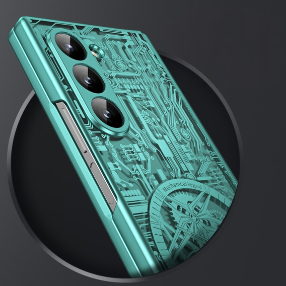 Case for Samsung Galaxy Z Fold6 5G, Mechanical Legend, green