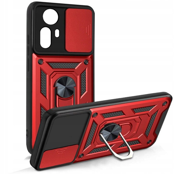 Case for Xiaomi Redmi Note 12S 4G, CamShield Slide, red