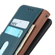 KHAZNEH RFID case for OnePlus 12R, Litchi Texture, green
