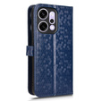 Flap case for Oppo Reno 14, Wallet Rhombus, blue