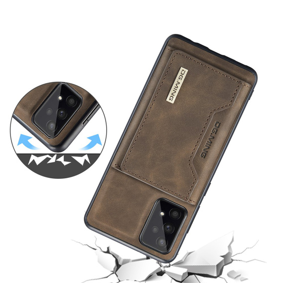 Case for Samsung Galaxy A53 5G, DG.MING 2in1, coffee