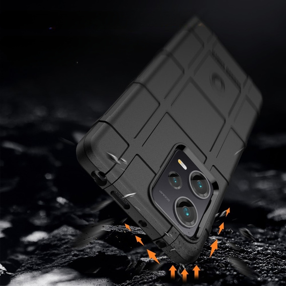 Case for Xiaomi Redmi Note 12 Pro+ 5G, Rugged Shield, black