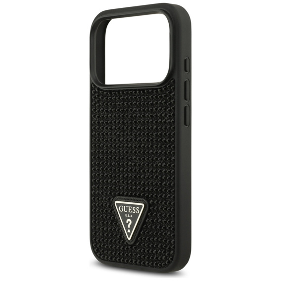 GUESS Rhinestone Triangle Logo Case for iPhone 17 Pro