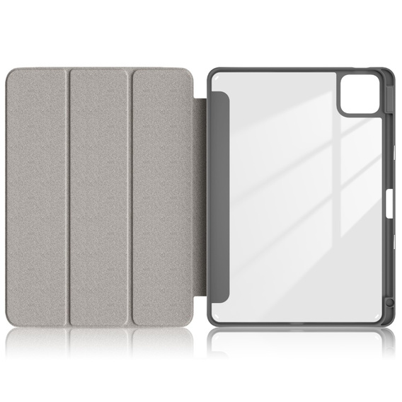 Case for Xiaomi Pad 6S Pro 12.4, Smartcase Hybrid, with stylus space, grey