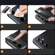 Tempered Camera Glass for Samsung Galaxy M55, black