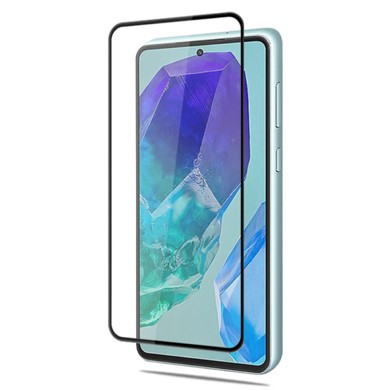 Mocolo Full Glue Tempered Glass for Samsung Galaxy M55 5G, black frame