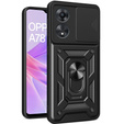 Case for Oppo A78 5G, CamShield Slide, black