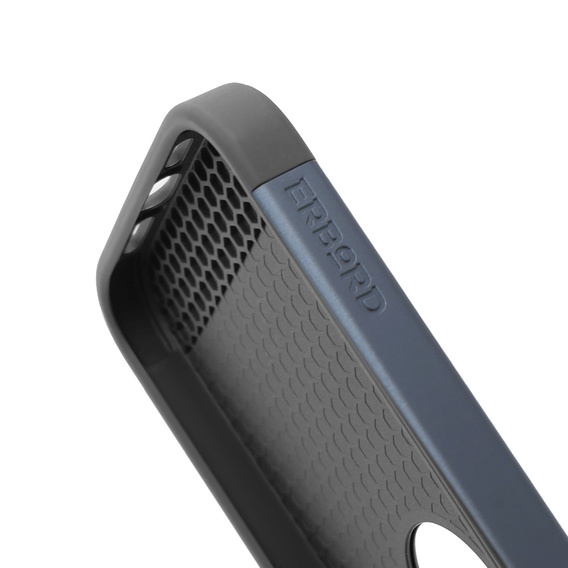 Case for iPhone 15 Pro Max, ERBORD MagProtect Slide Camera, titanium blue