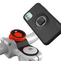 Bicycle Handlebar Mount + Shockproof Case for iPhone 11 (6.1") – Locking System Included