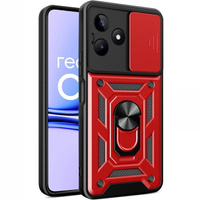 Case for Realme C53 4G, CamShield Slide, red