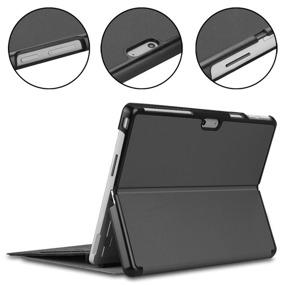 Case for Microsoft Surface Pro 9, Stand Case With stand, grey
