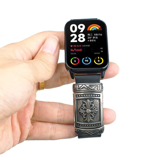 Leather Strap for Xiaomi Smart Band 8 Pro