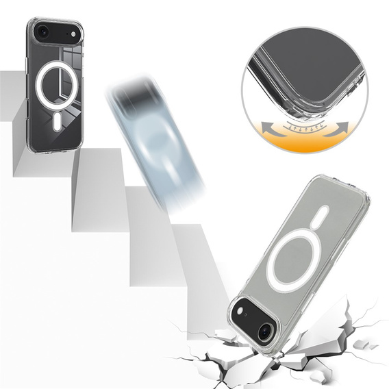 Case for iPhone Air, for MagSafe, transparent