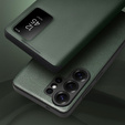 Qialino View Window leather flip case for Samsung Galaxy S26 Ultra, green