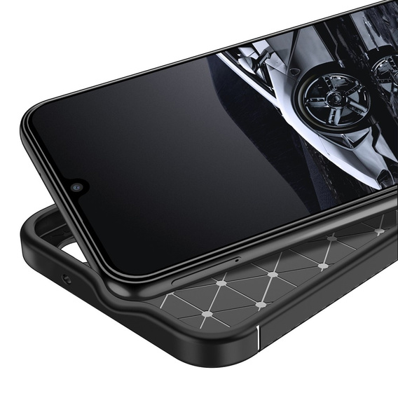 Case for Samsung Galaxy A14 4G/5G, Carbon Gel, black