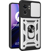 Case for Motorola Edge 40, CamShield Slide, silver
