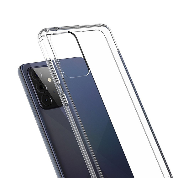 Case for Samsung Galaxy A72 5G, Fusion Hybrid, transparent