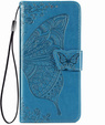 Flip case for Oppo A60, Butterfly, blue