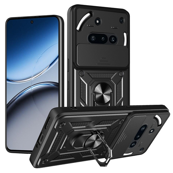 Case for Nothing Phone 3a, CamShield Slide, black