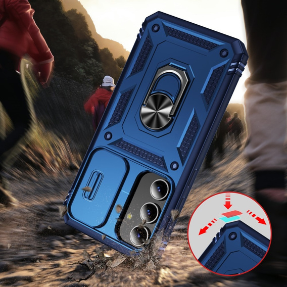 Case for Samsung Galaxy S24, CamShield Slide, blue