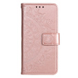 Flip case for Oppo A17, Mandala, pink rose gold