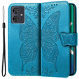 Flip case for Motorola Moto G54 5G, Butterfly, blue