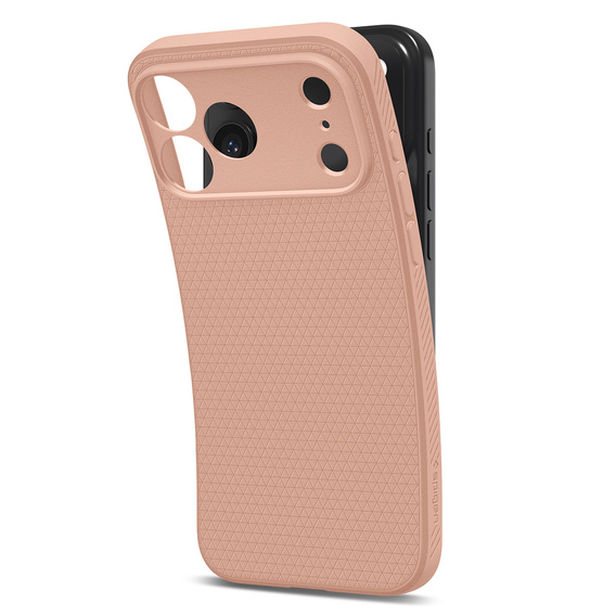 Spigen Liquid Air case for iPhone 17 Pro Max, Rose Titanium