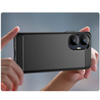 Case for Realme C55, Carbon, black
