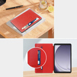 Case for Samsung Galaxy Tab A9, Business Card, red