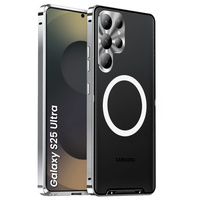 Camera Protection Case for Samsung Galaxy S25 Ultra, CamShield MagSafe, silver