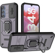 Case for Samsung Galaxy M34, KickStand Camera Lens, purple