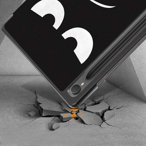 Case for Samsung Galaxy Tab S9, Smartcase Hybrid Pen Slot, don't touch me
