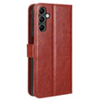 Flip case for Samsung Galaxy M34, Crazy Horse Wallet, brown