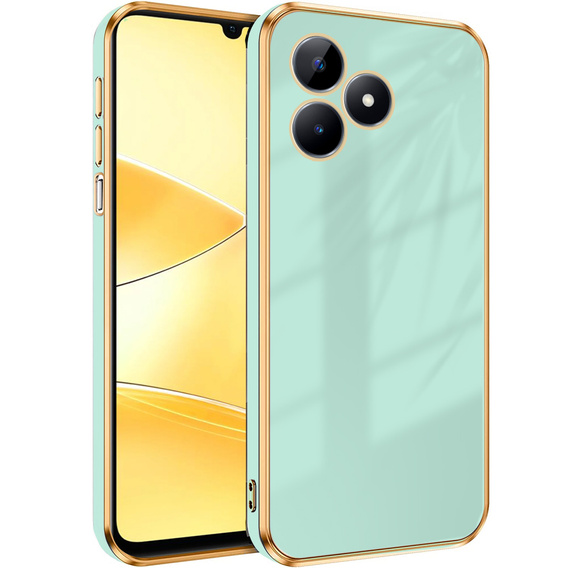 Case for Realme C51, Glamour CamShield, mint
