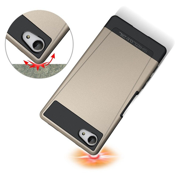 Dual Shell Case for Sony Xperia Z5 Compact – Gold