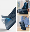Armored case for iPhone 12 / iPhone 12 Pro, Dexnor CamProtect MagSafe, dark blue (Two frames)