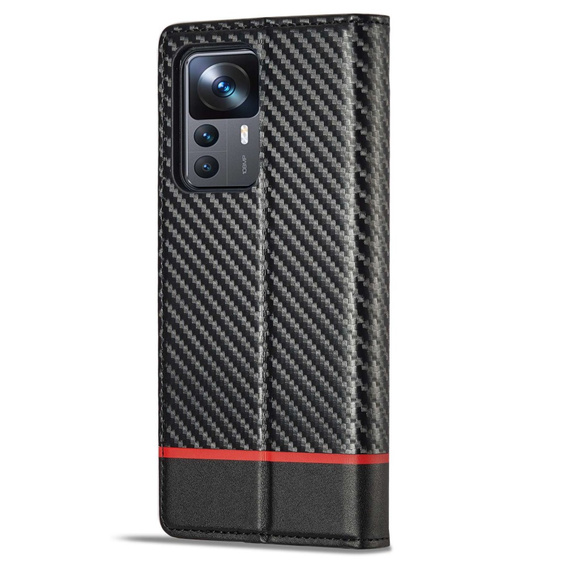 Flip case for Xiaomi 12T / 12T Pro, LC.IMEEKE, black