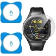 2x ERBORD Tempered Glass for Huawei Watch GT 5 Pro 46mm, with mounting frame